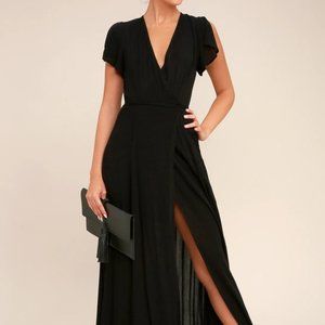 Lulus - Black Maxi Dress